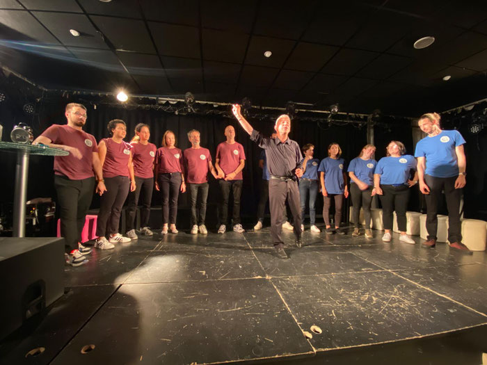 Improvisation théâtrale "Labyrinthe" à l'Ébénisterie