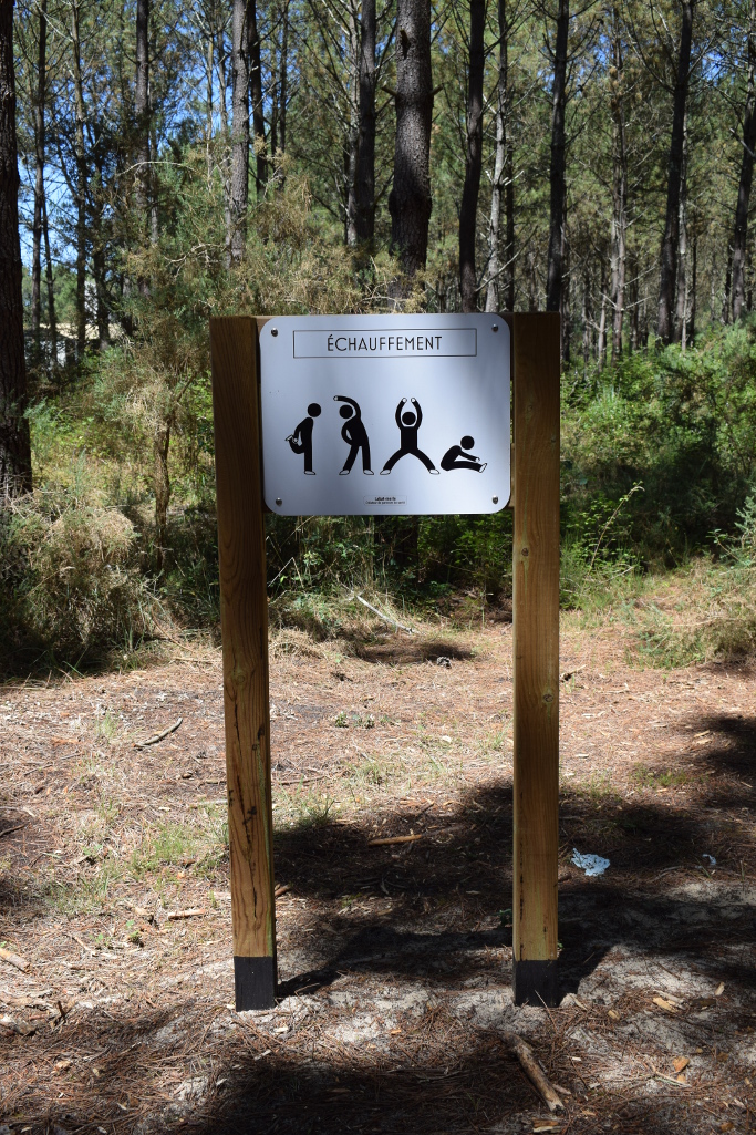 Parcours de santé en forêt