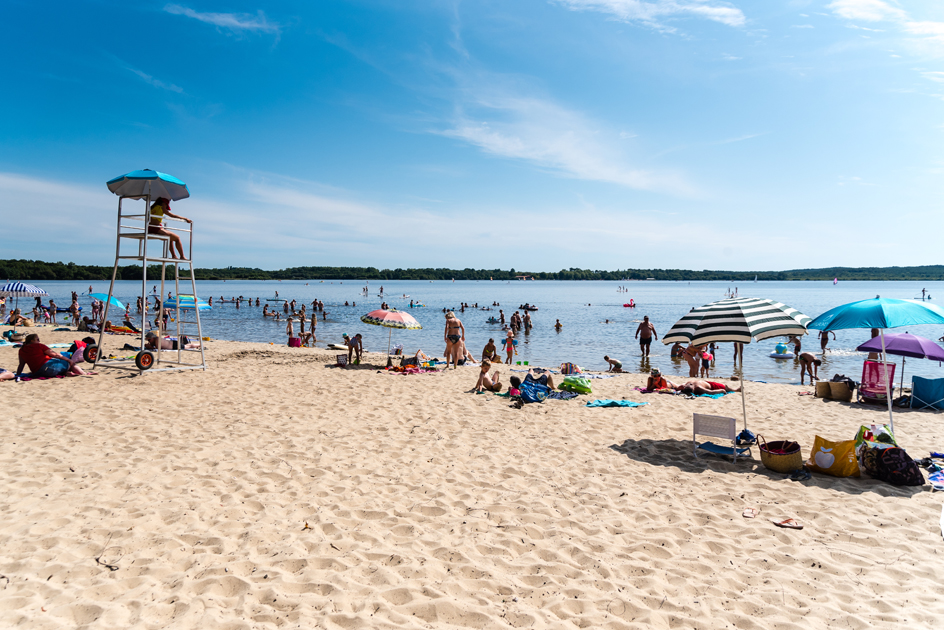 Plage du Lac à Vielle
