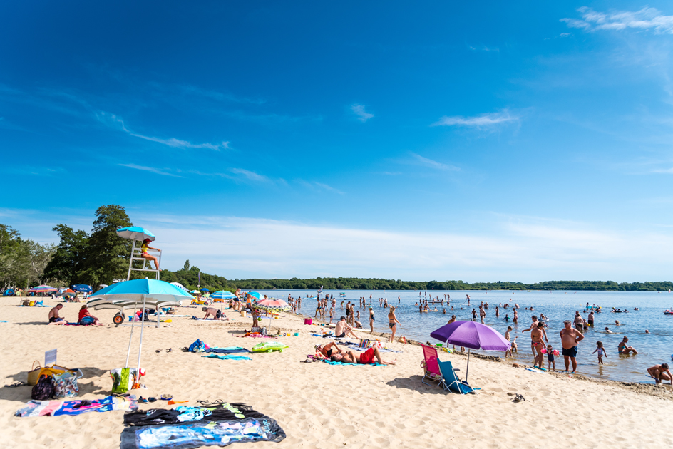 Plage du Lac à Vielle