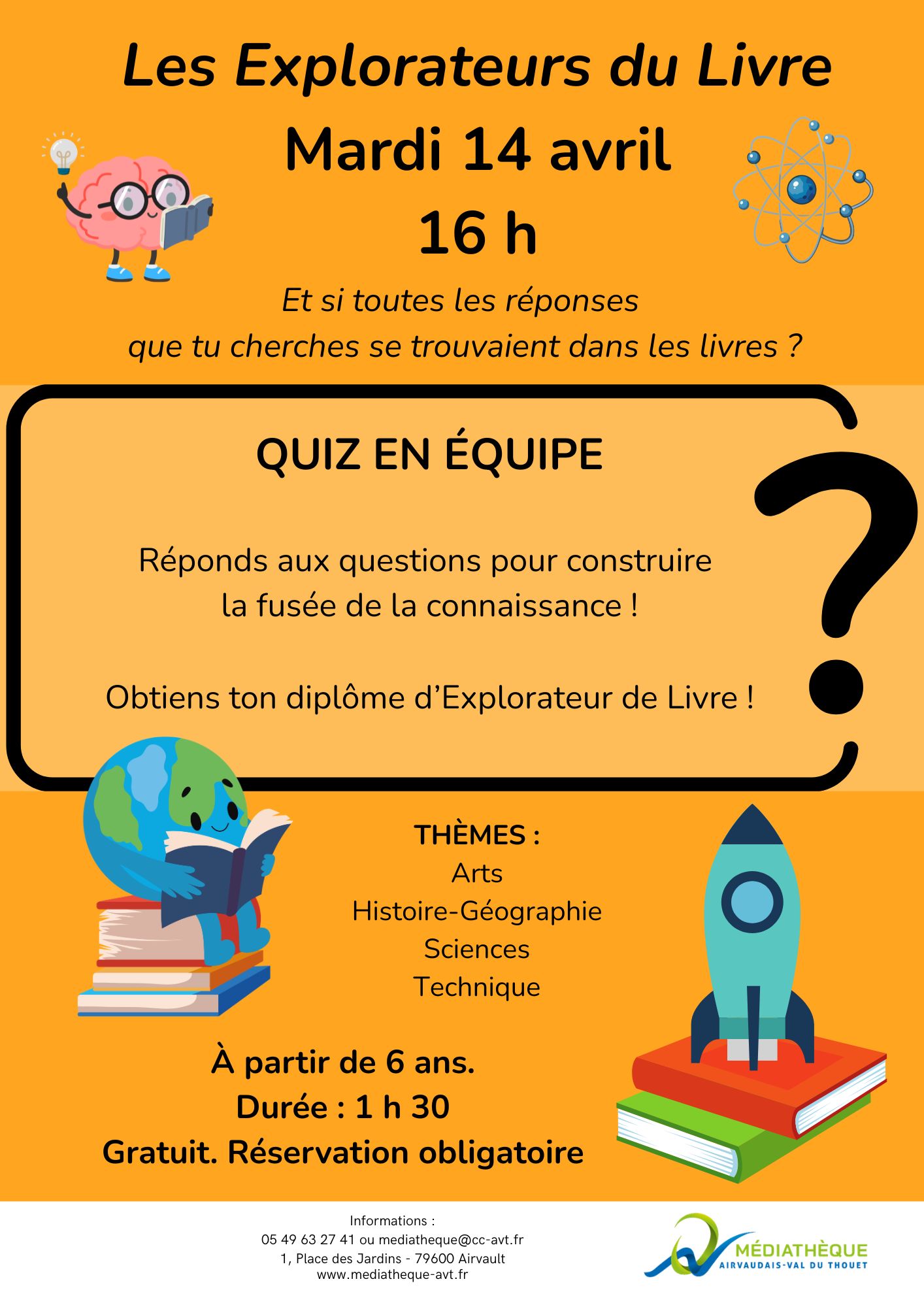 Quiz en équipe à la Médiathèque