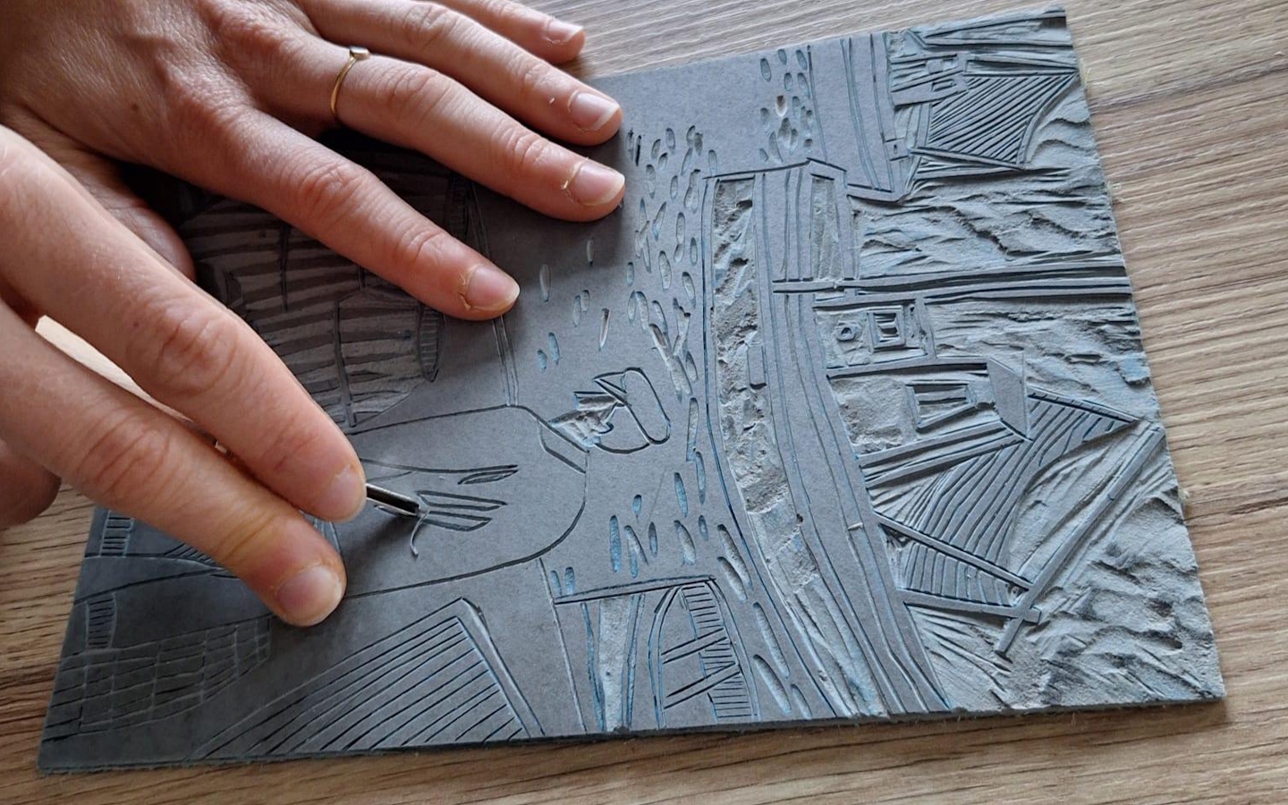 Ateliers Manufacture Pays Basque - Atelier linogravure