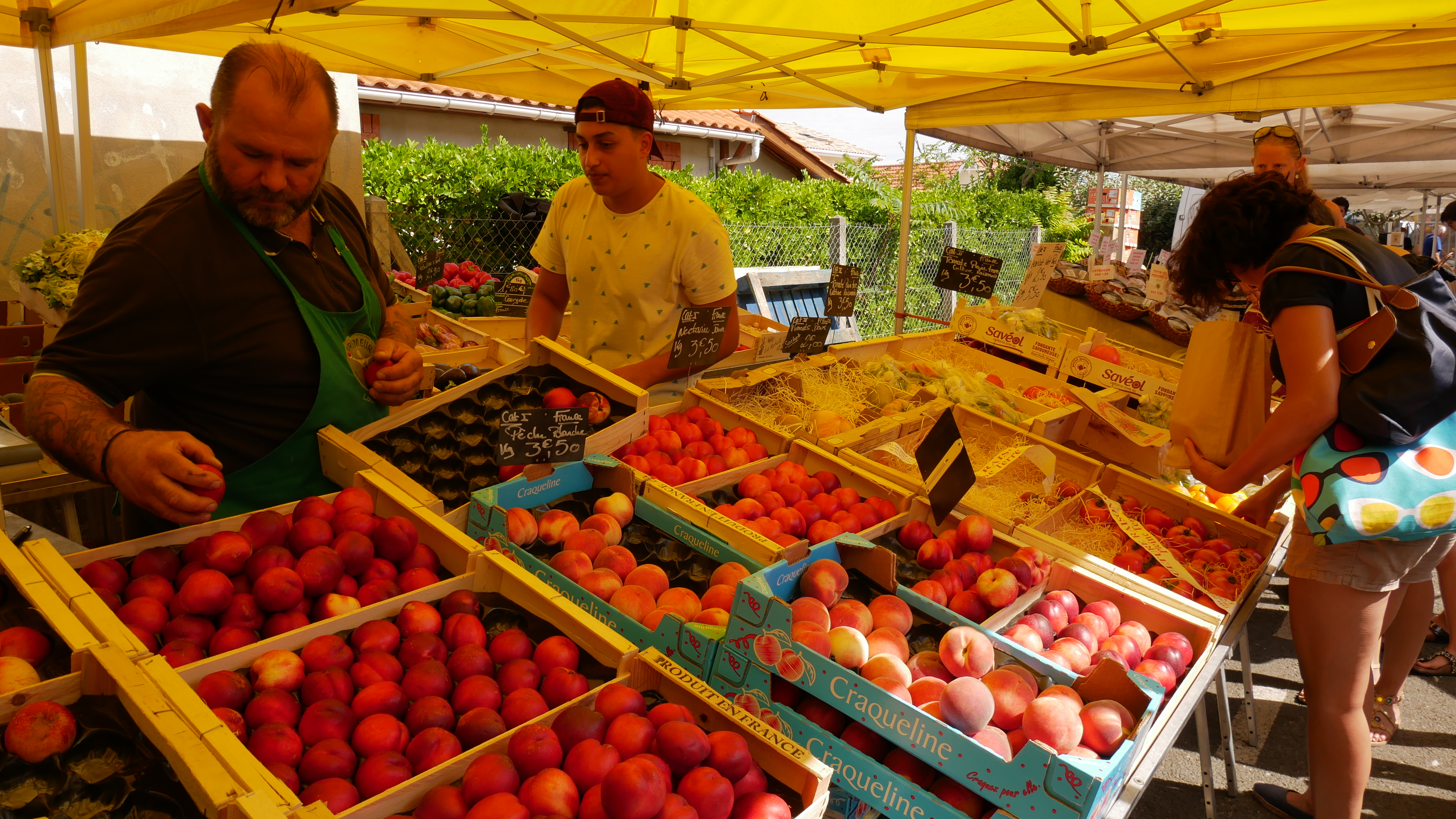 Marché à Lacanau-Océan