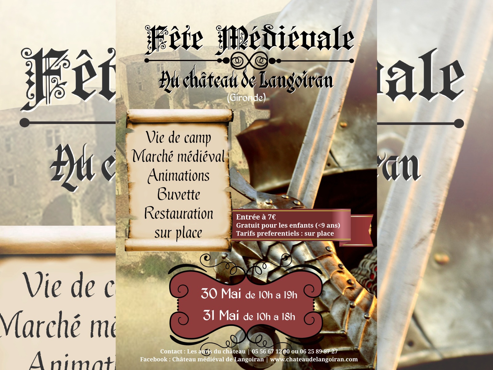 Médiévales du château de Langoiran