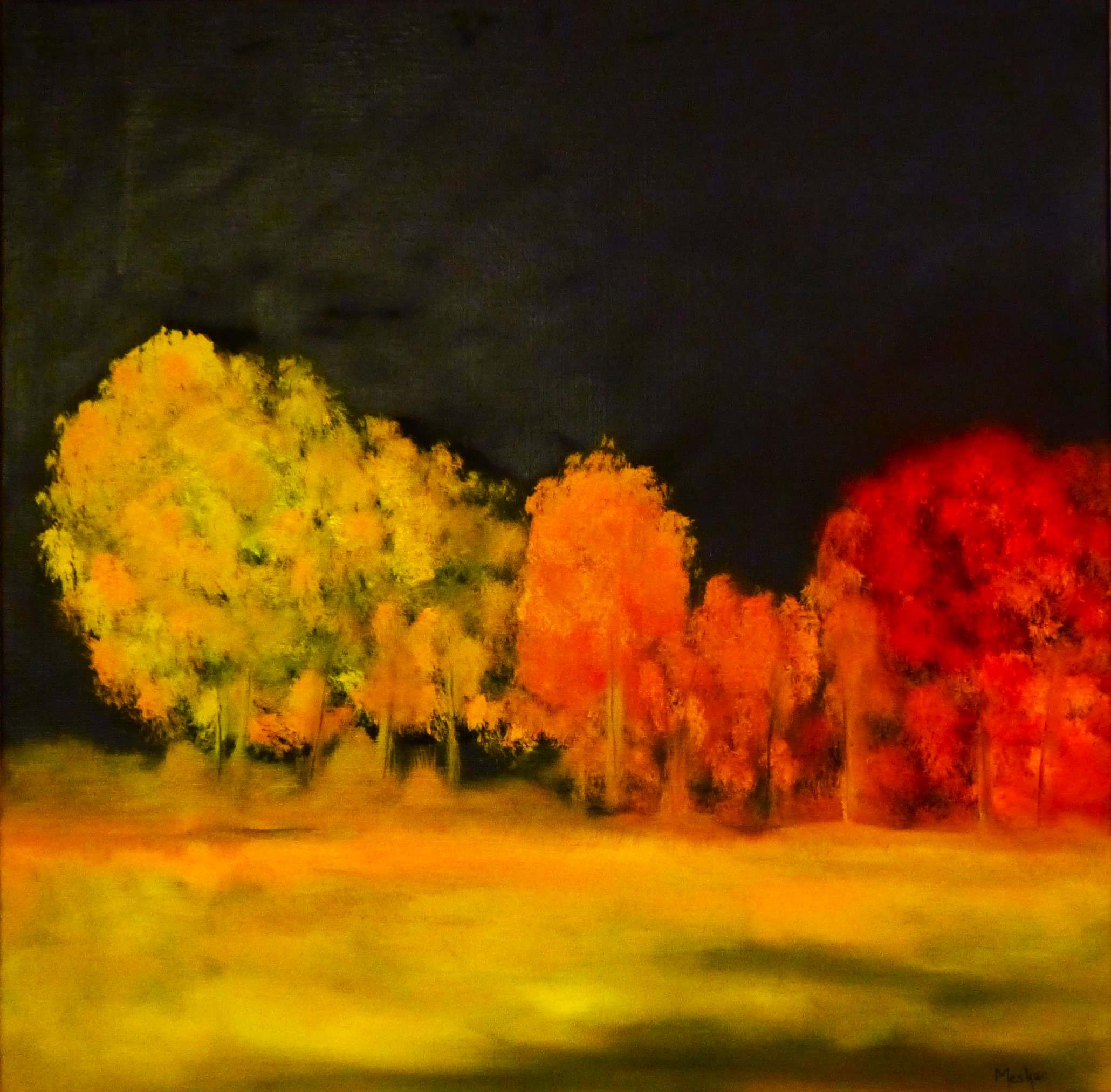 Exposition de peintures à l’acrylique, à l'huile et techniques mixtes