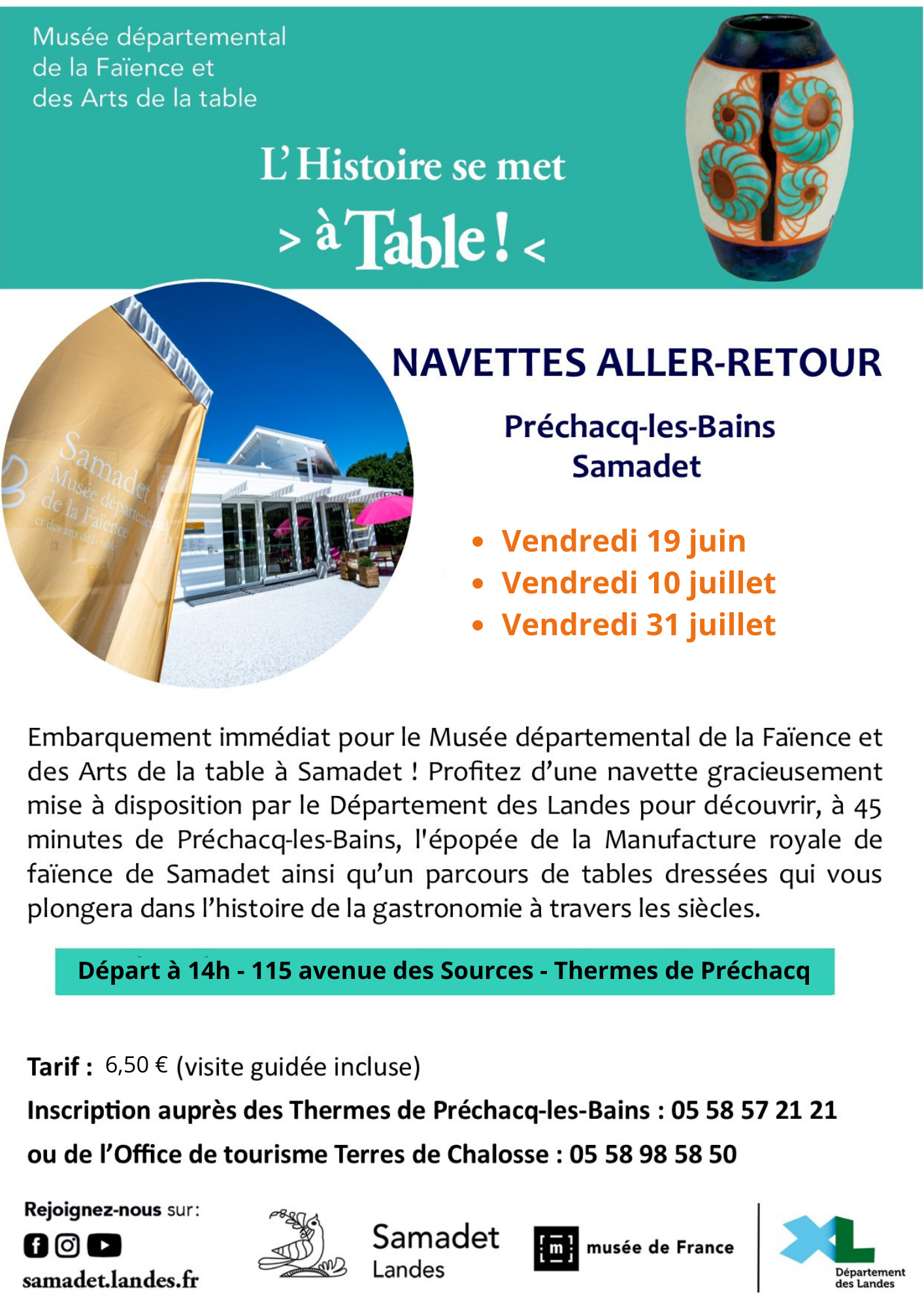 Navette vers le Musée de la Faïence