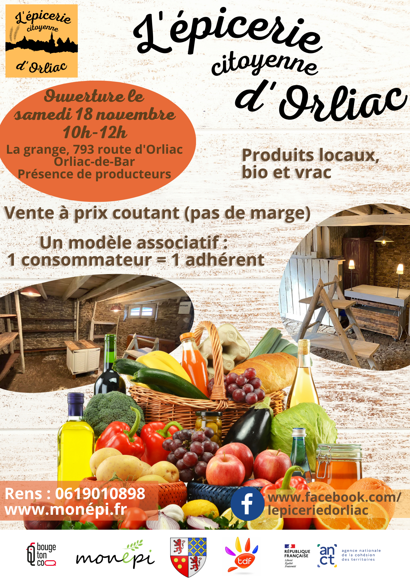 L'épicerie citoyenne d'Orliac