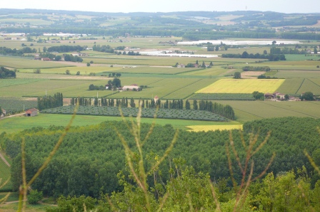 Point de vue et table d'orientation du Pech-de-Berre