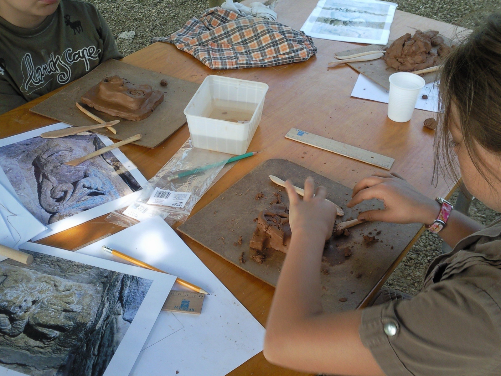 Animation "sculpture sur argile"