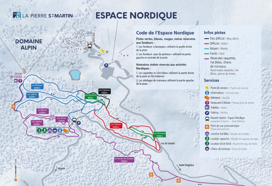 Espace nordique de La Pierre Saint-Martin en été