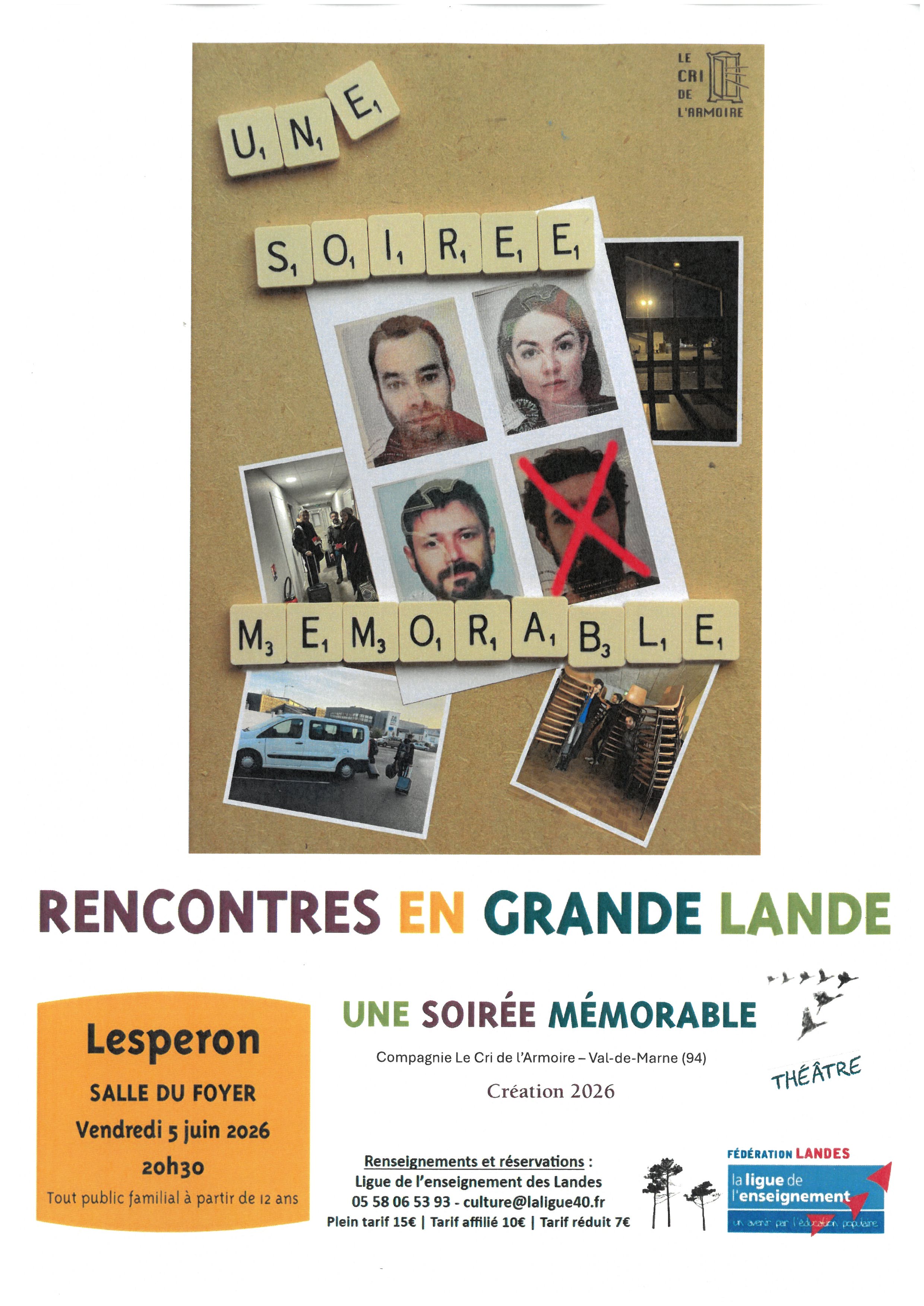 Rencontres en Grande Lande - Une soirée mémorable