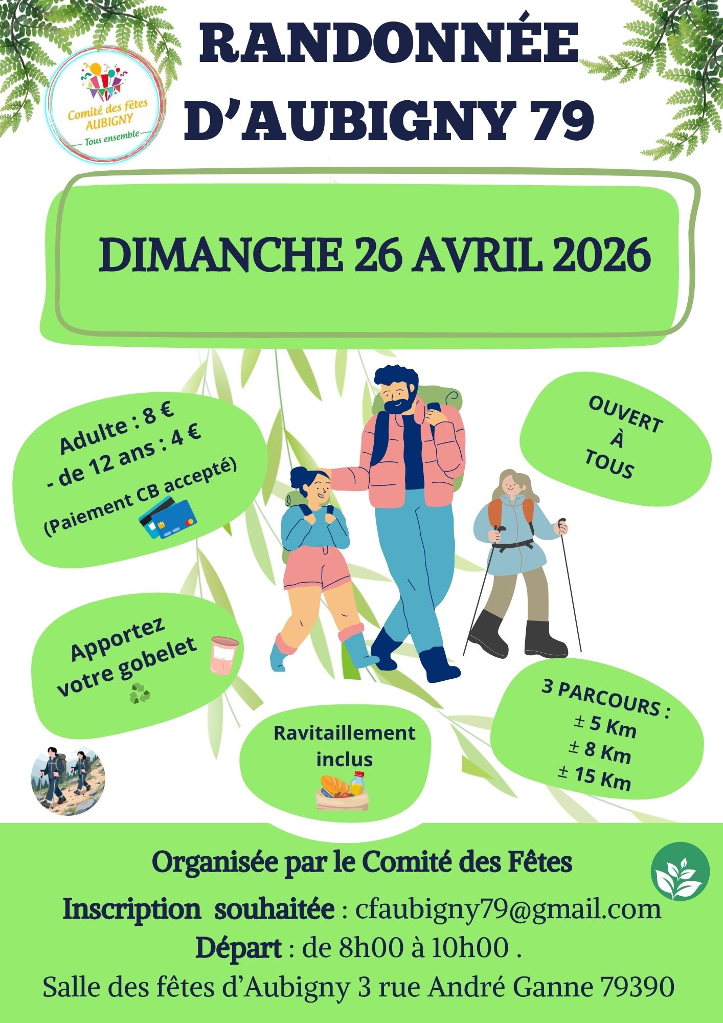 Randonnée pédestre d'Aubigny