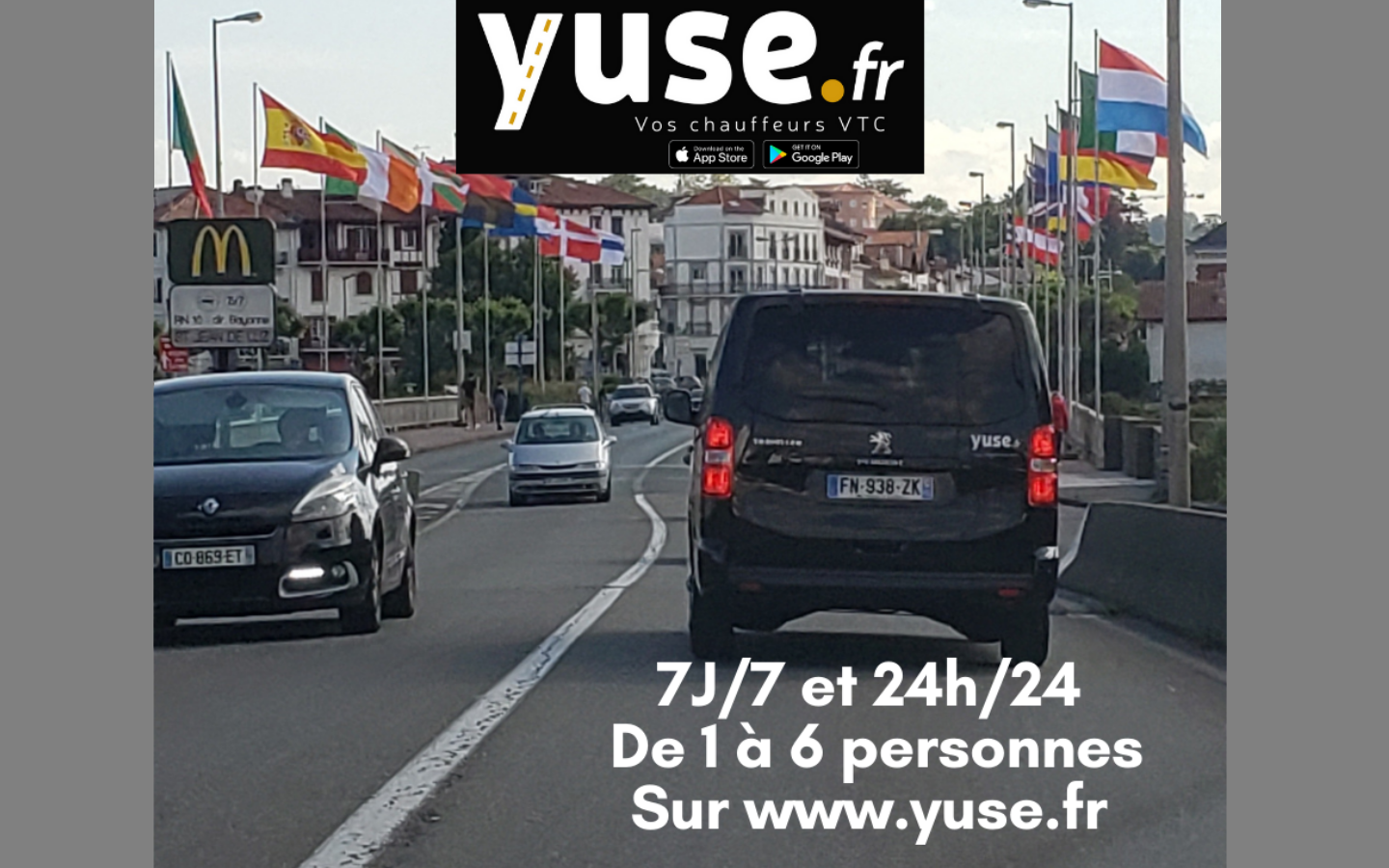 Application YUSE - Voitures avec chauffeur/guide - photo 2
