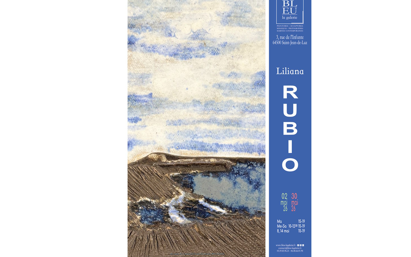 Exposition: « Grès émaillés » de Liliana Rubio et « Dessins » de Dozo