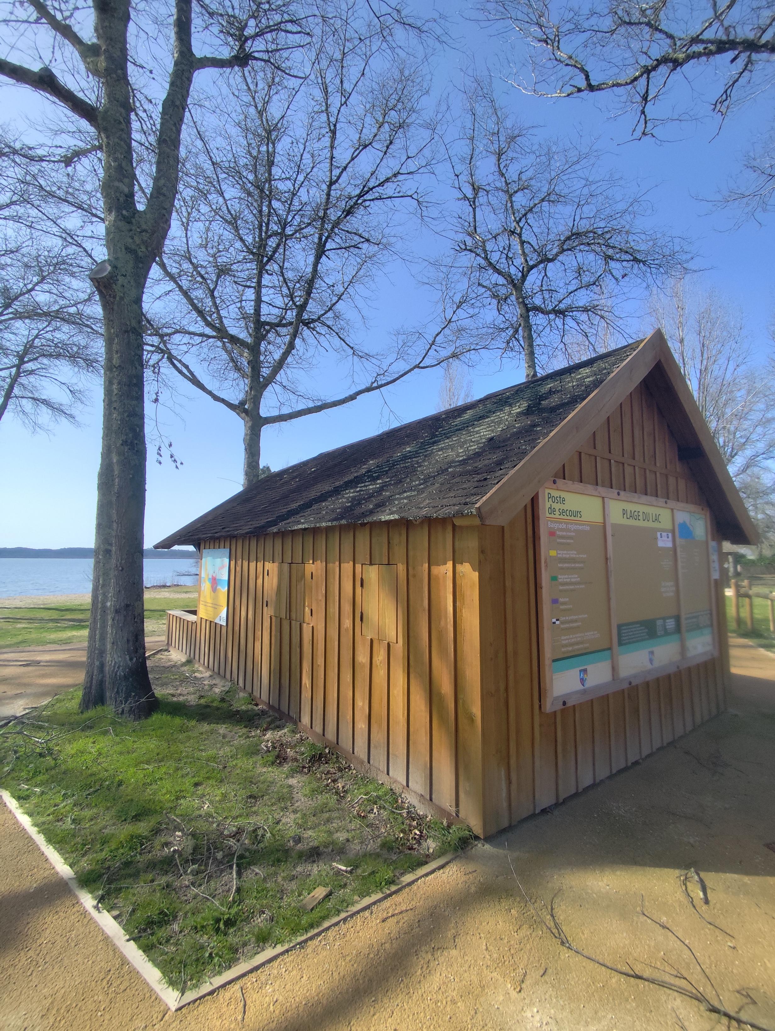 Plage du Lac à Vielle