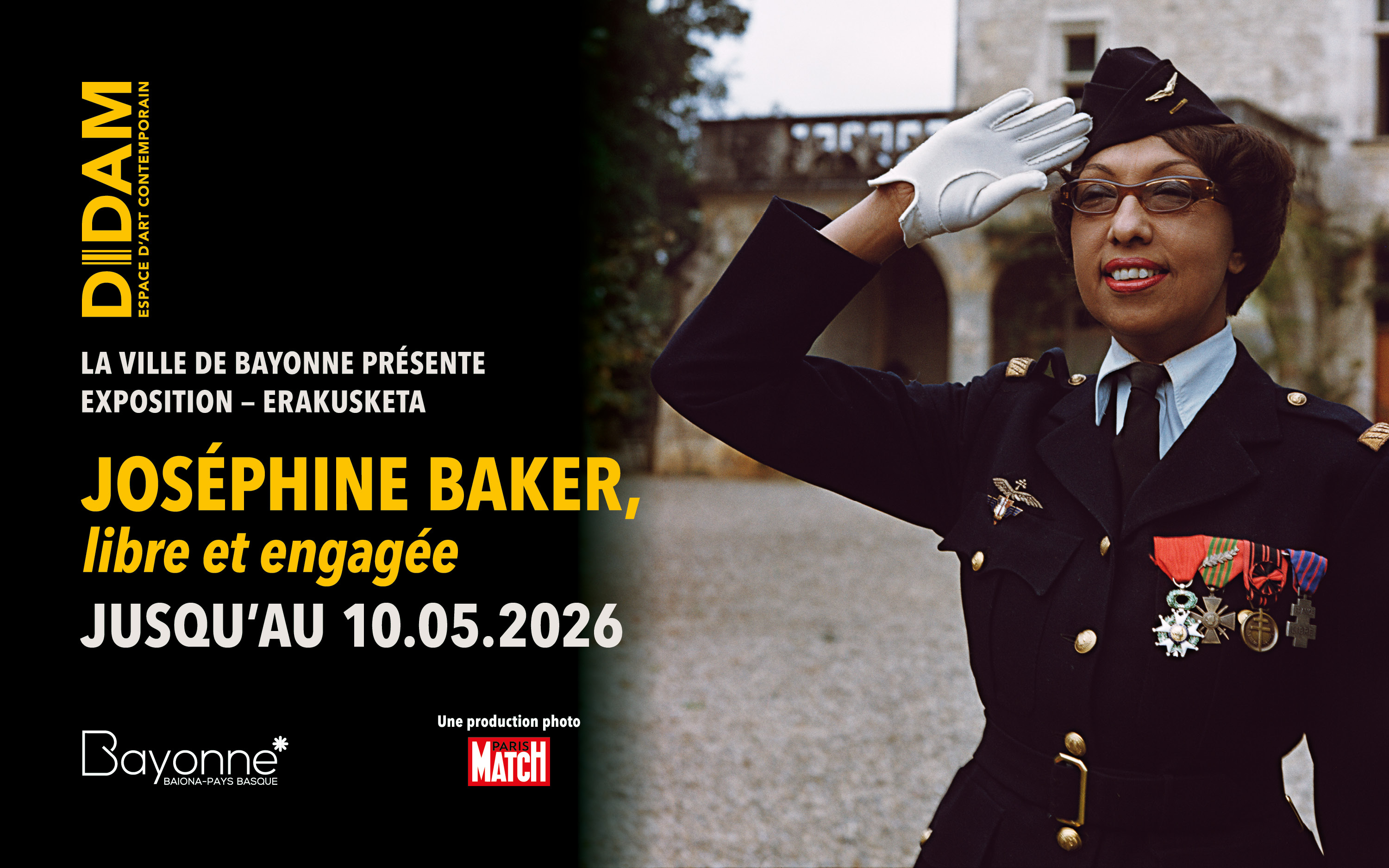 Exposition au DIDAM "Joséphine BAKER, libre et engagée"