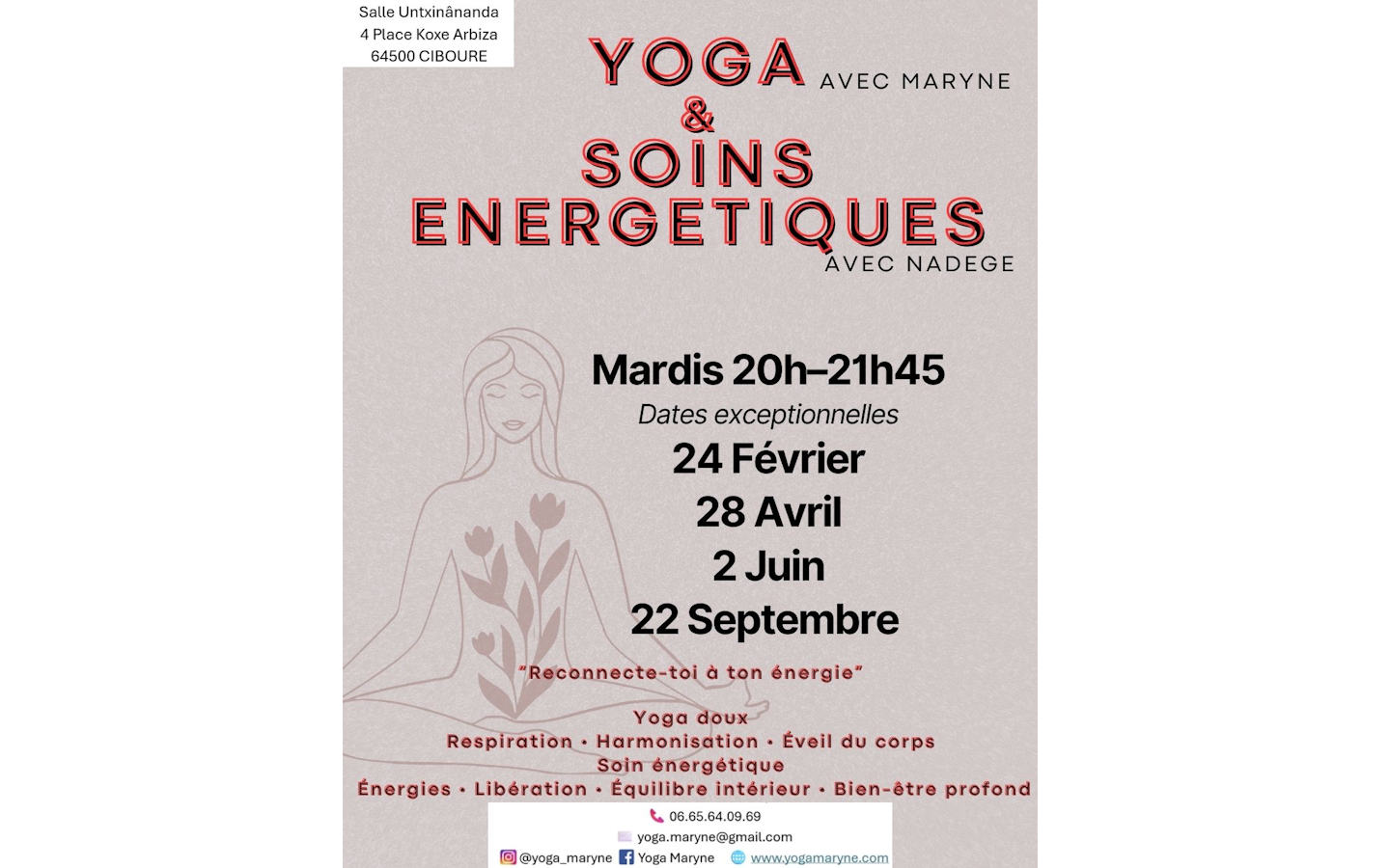 Yoga et soins énergétiques