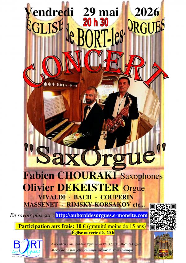 Concert saxophone et orgue