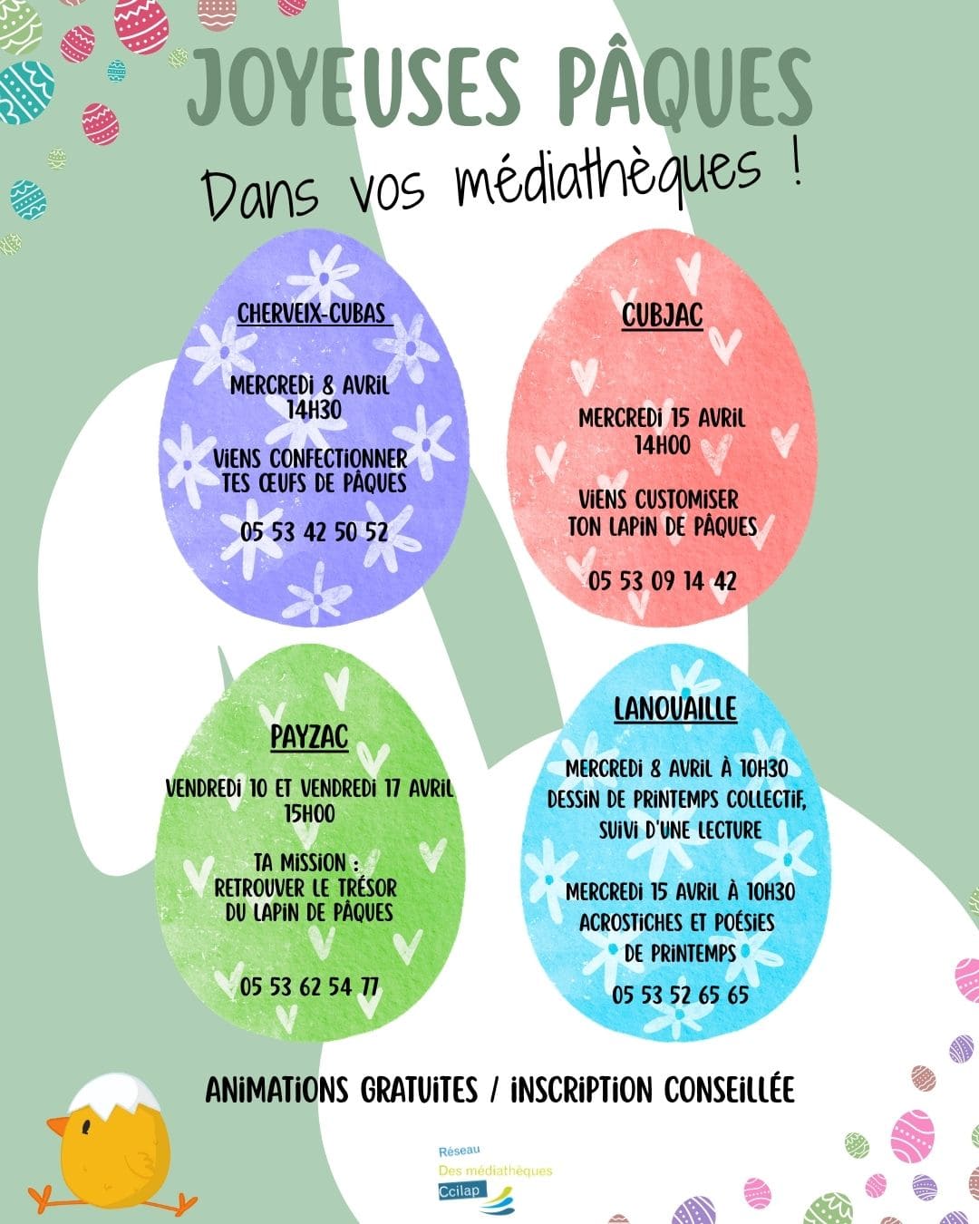 Atelier créatif Pâques