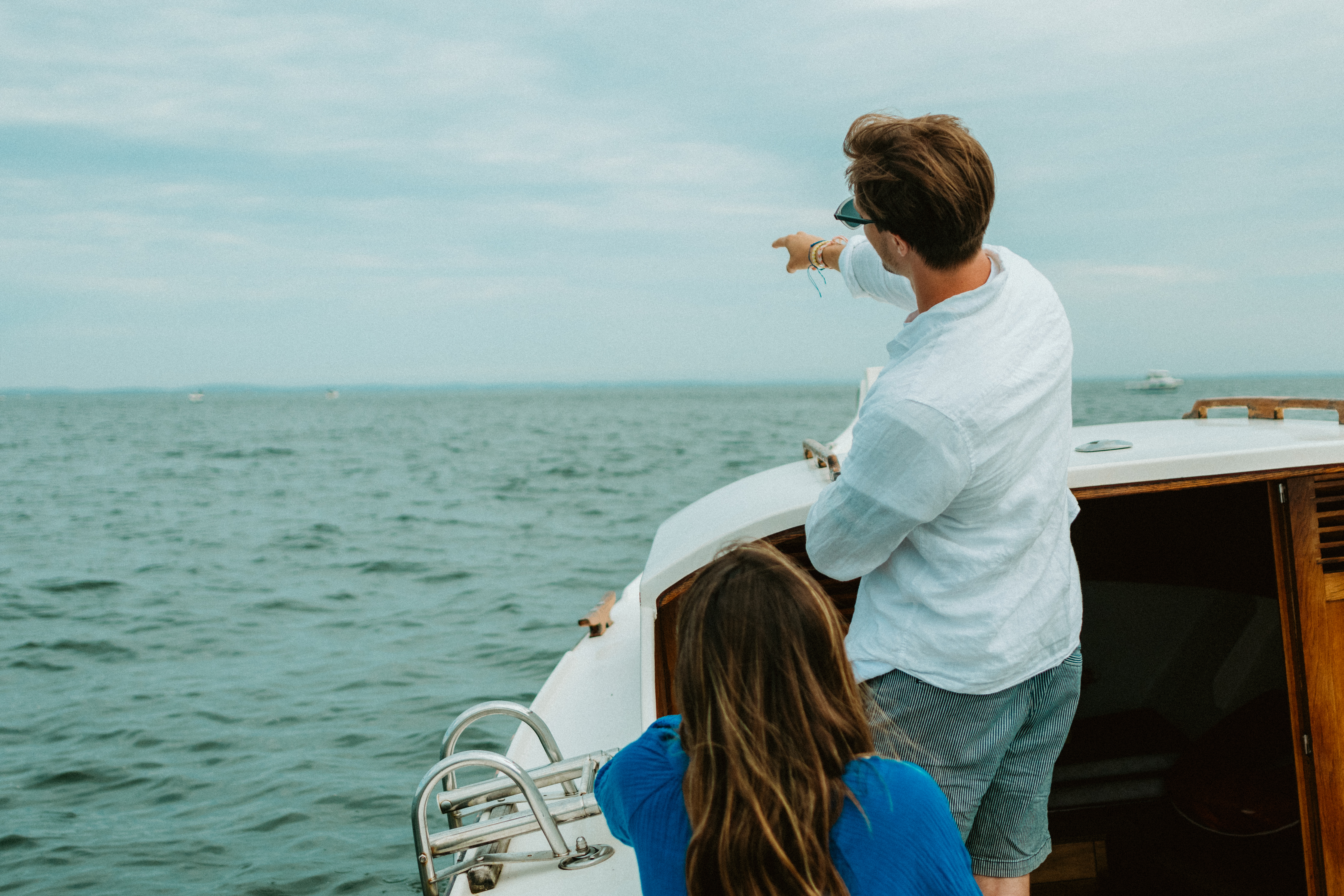 Les ports de La Teste en pinasse électrique