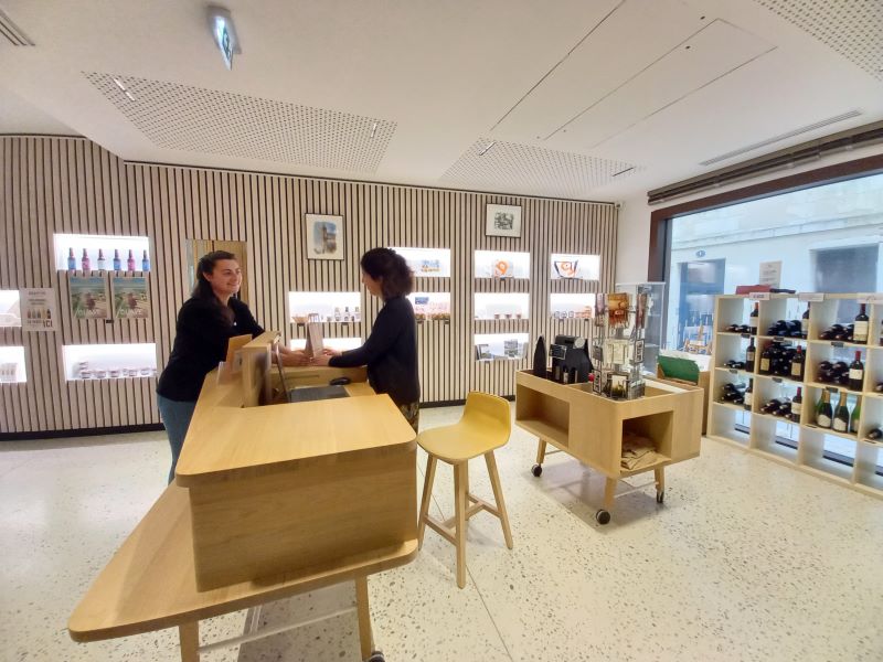 La boutique de l'Office de Tourisme de Blaye