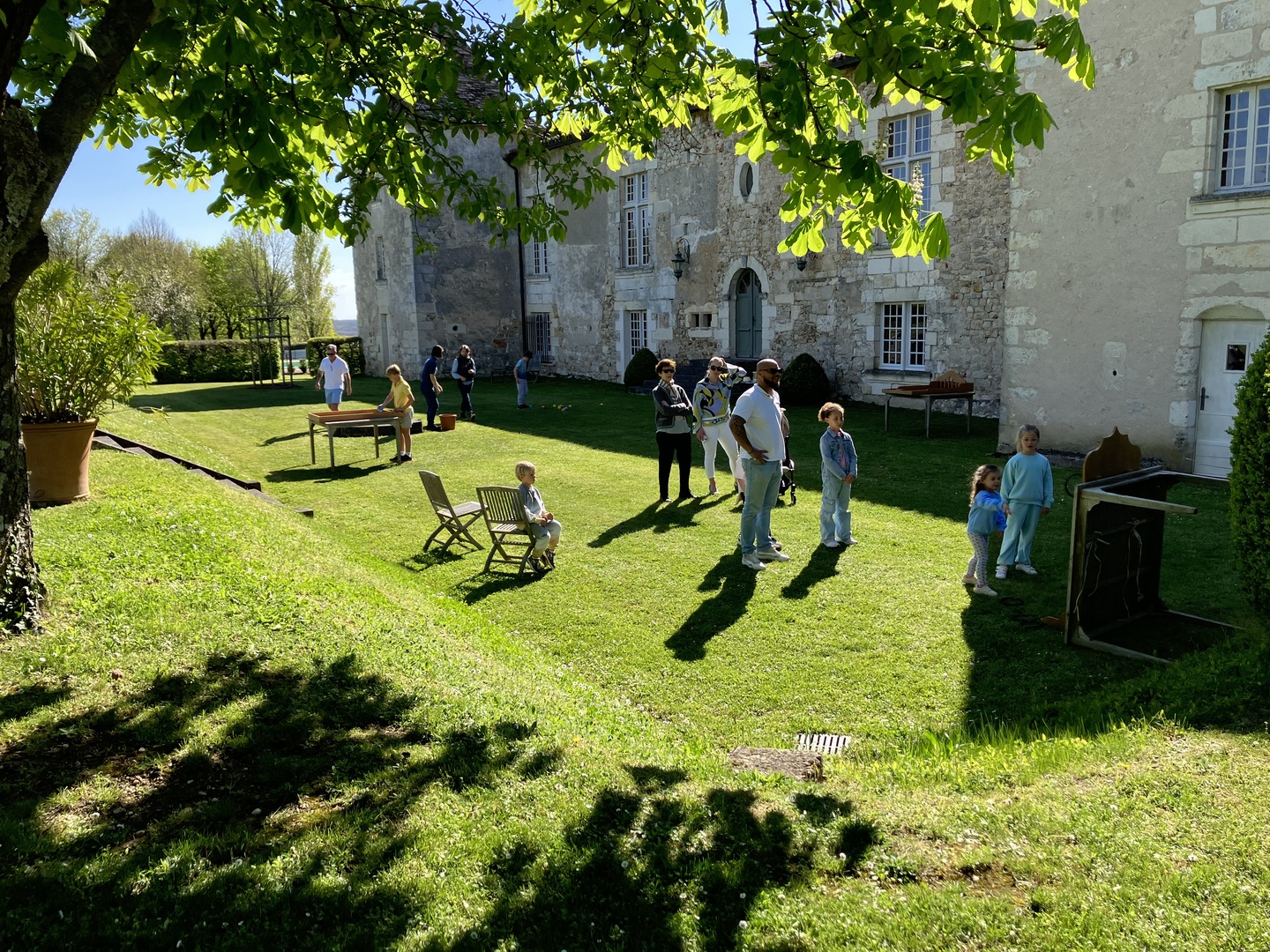 Châteaux en Fête - Exposition de jeux anciens au Château de Puymangou