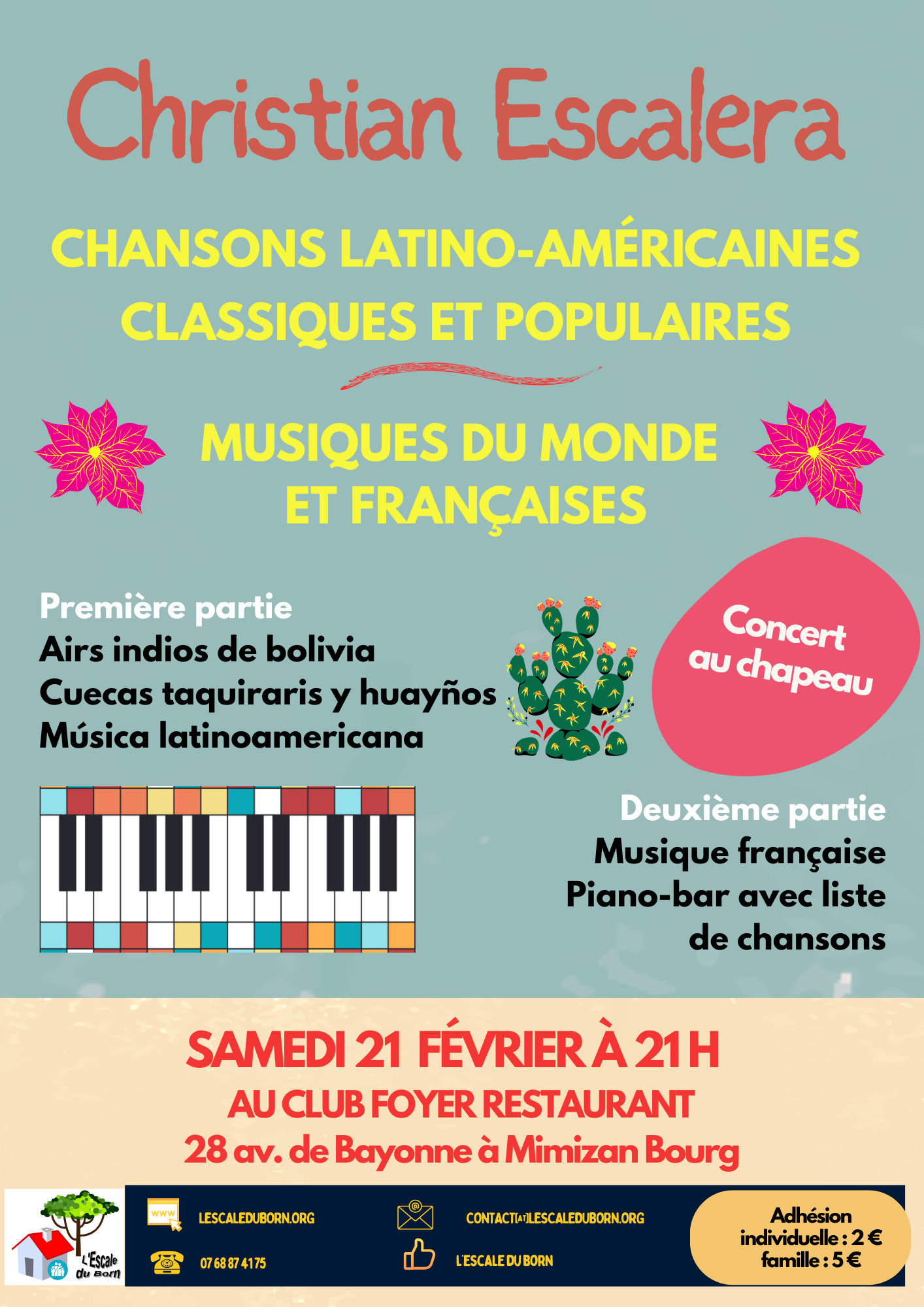 Christian Escalera en concert