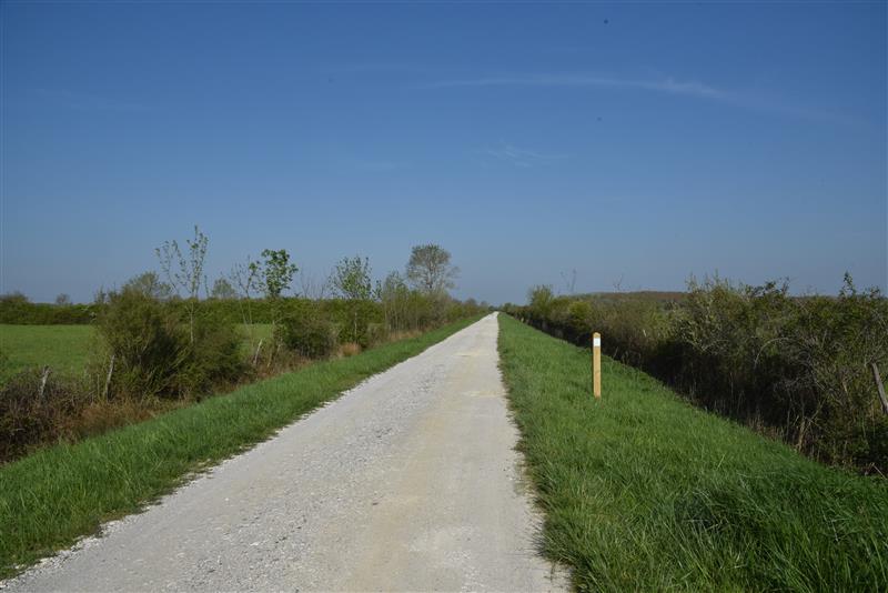 grande boucle 1ere partie parcours à travers les prairies