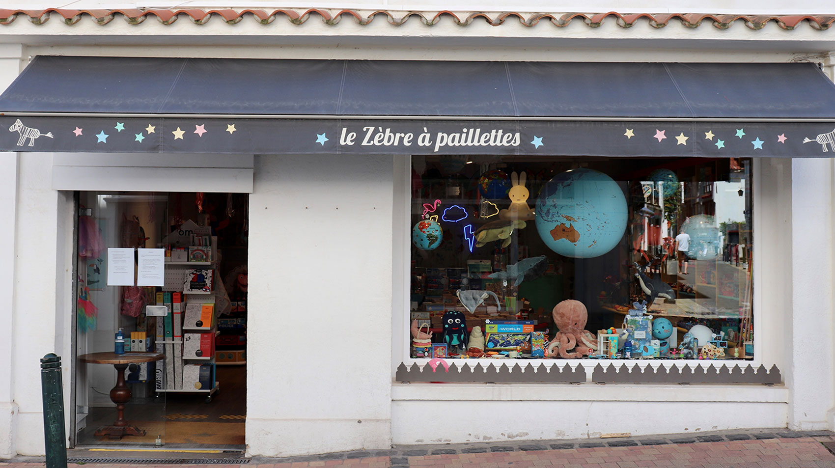 Le zèbre à paillettes