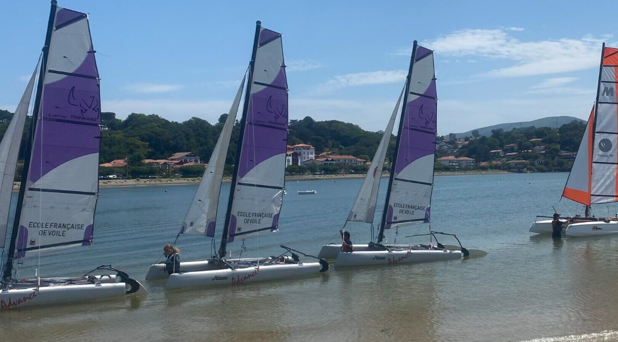 Les voiles d'Hendaye