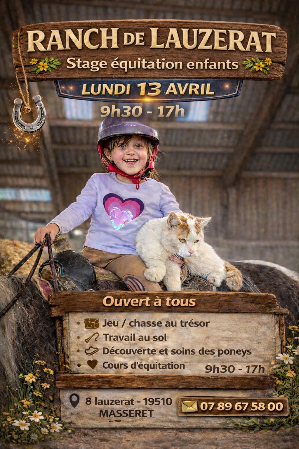 Stage équitation enfant