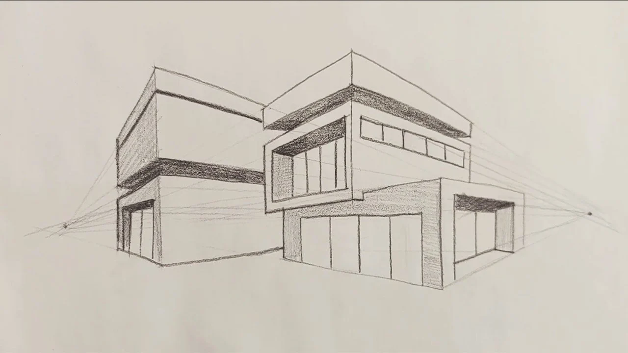 La Cour des Arts : Atelier : Dessin d'observation : perspective et architecture avec Marc Kerjouan