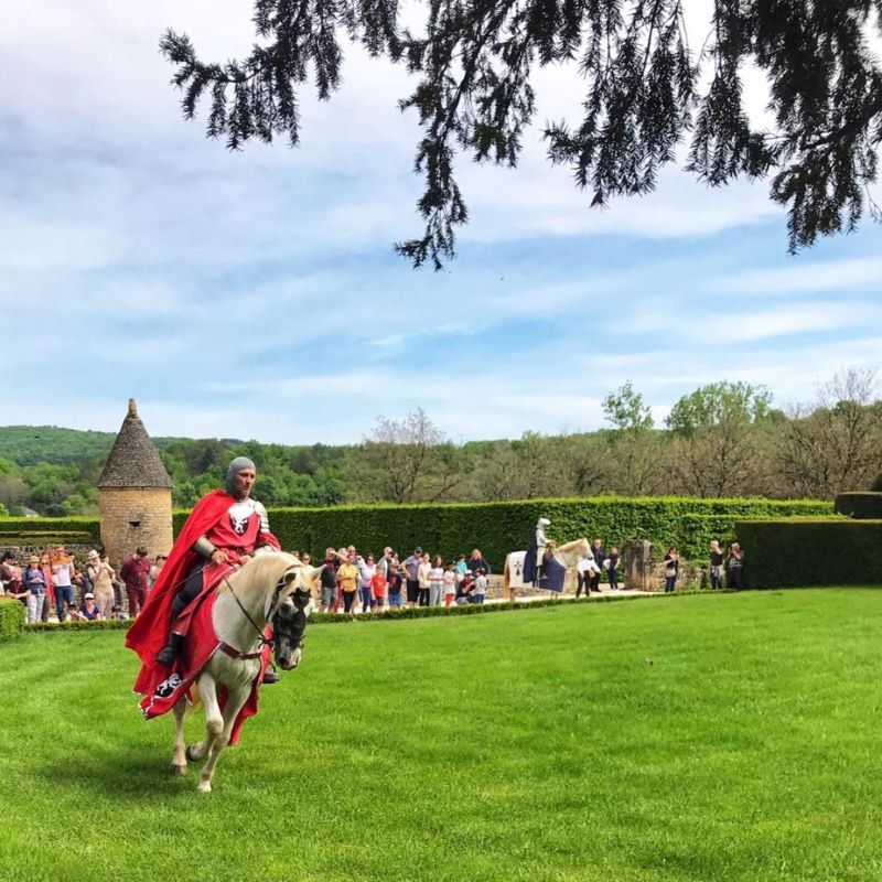 Spectacle de chevalerie au Château de Losse - Châteaux en fête