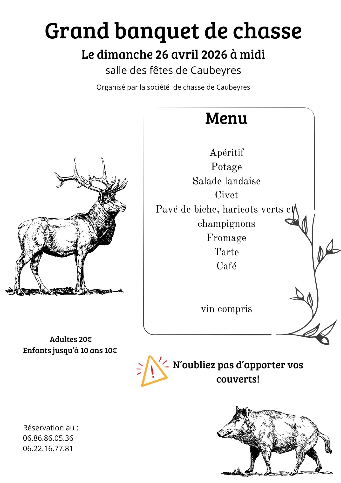 Grand banquet de chasse