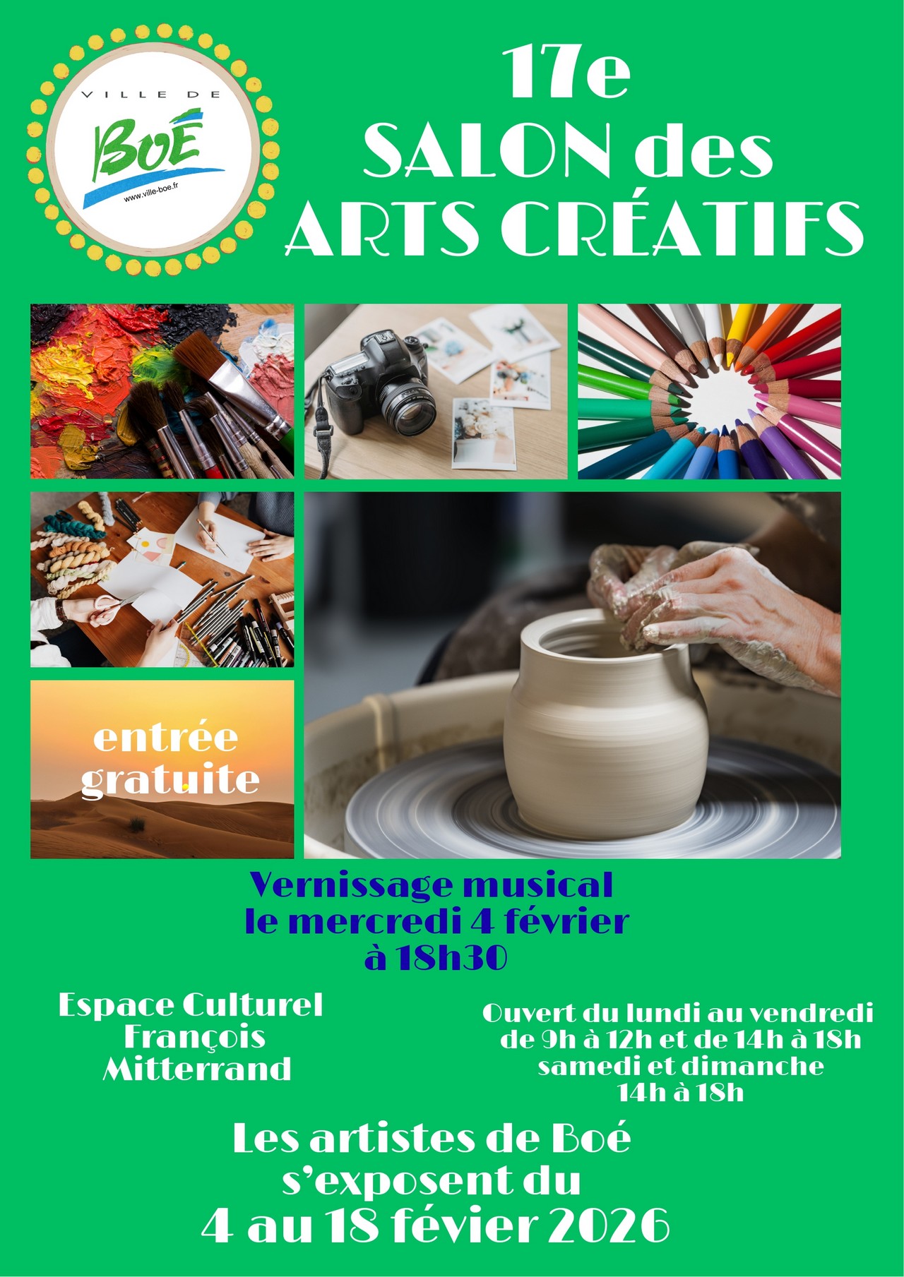 17ème salon des Arts Créatifs de Boé