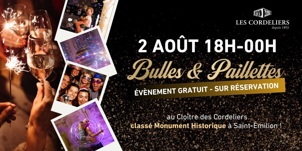 Soirée Bulles & Paillettes au Cloître des Cordeliers