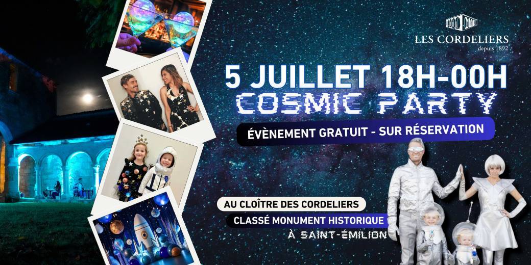 Cosmic party au Cloître des Cordeliers