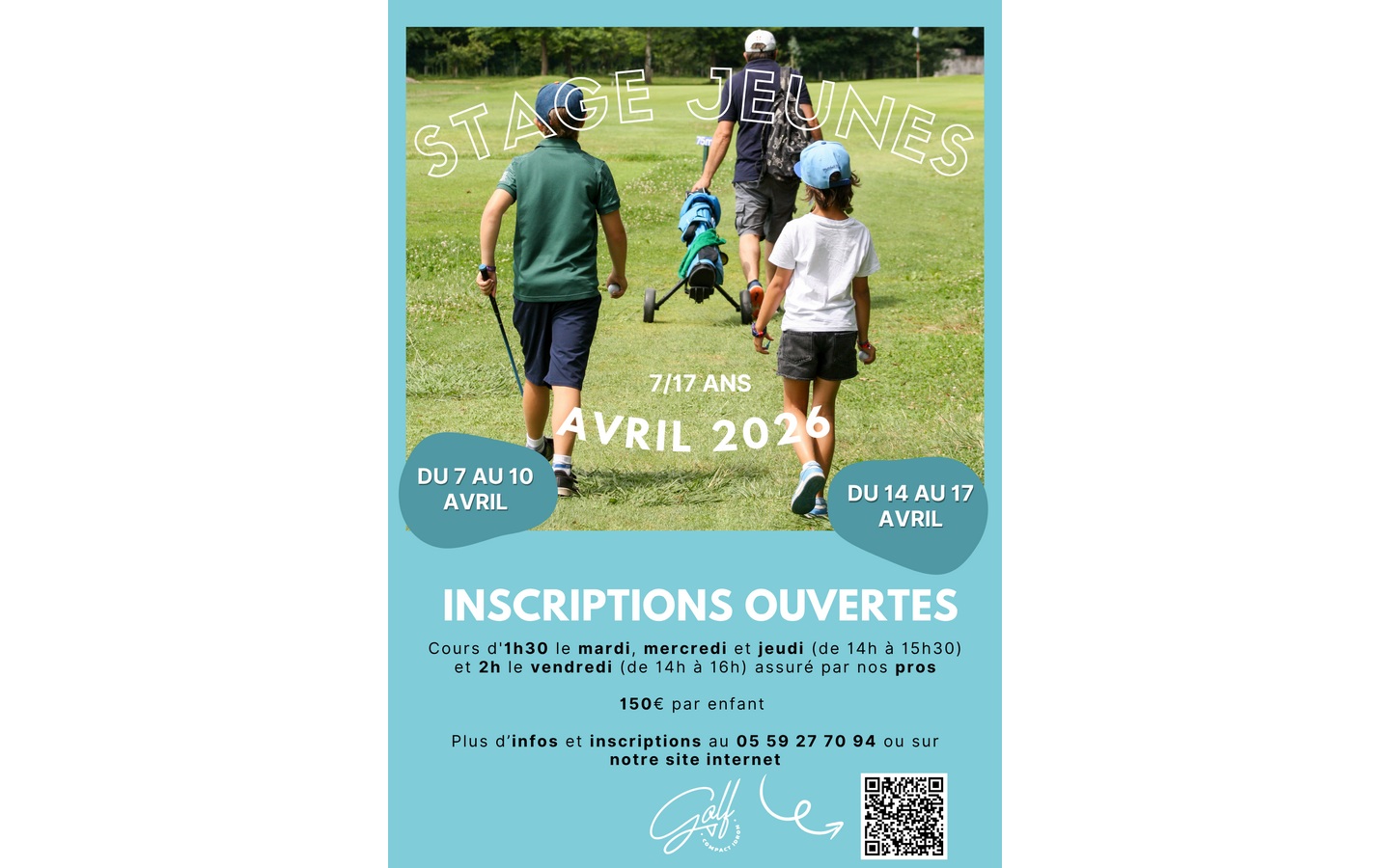 Stage jeunes golf