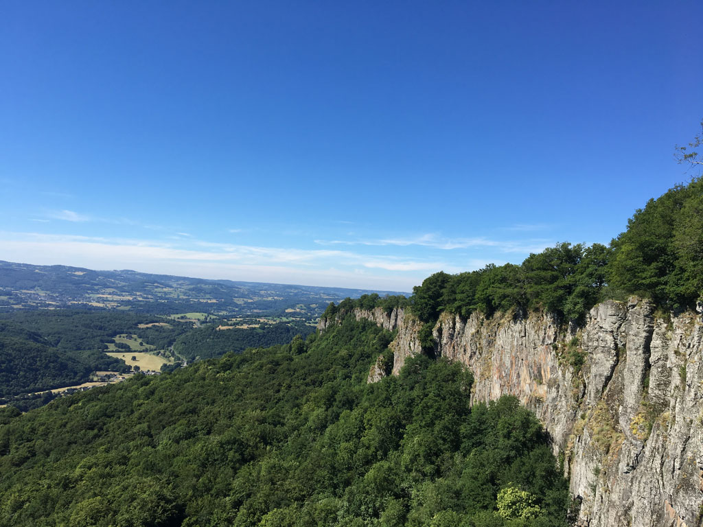 Table d'orientation des Orgues de Bort
