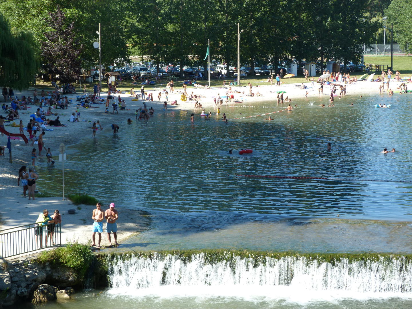 Plage des bords de Dronne à Saint-Aulaye